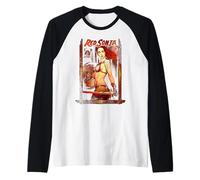 Copertina a Fumetti Red Sonja Jenny Frison Warrior Queen Sword Maglia con Maniche Raglan