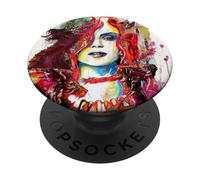 Copertina a fumetti rossa di Sonja Matt Brooks Warrior Woman Pop Art Fine PopSockets PopGrip Adesivo