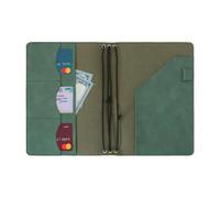 Copertina A5 per Journal Retro PU Cuoio Notebook Protezione Sleeve | Custodia per agenda mensile per giornalisti, scrittori, insegnanti, viaggiatori, casa, viaggi, dormitorio, ufficio, scuola