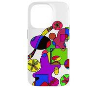 Copertina Astratta Geometrica Colorata Custodia per iPhone 14 Pro