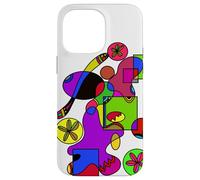 Copertina Astratta Geometrica Colorata Custodia per iPhone 14 Pro Max