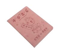 Copertina Certificato di Nascita in PU Rosa, Organizer Documenti | Tasche Etichettate Multiple, per Tessera Sanitaria e Assicurativa, Libretto Vaccinazioni, Portatile