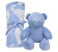 Copertina culla carrozzina Nazareno Gabrielli + pupazzo orso per neonato 2539