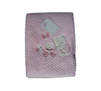 #Copertina Culla Passeggino Bambino Neonato Fantasia Orsetti Melanie Rosa Azzurra Melanie4-Rosa