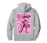 Copertina DC Harley Quinn Felpa con Cappuccio, Unisex per Adulti, Grigio Melange, XXL