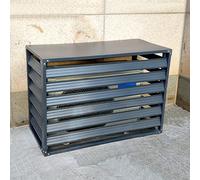 Copertina Di Aria Condizionata Esterna, Griglie Protettive Per AC E Pompe Di Calore, Protezione Degli Schermi Della Privacy Del Recinto Del Giardino(Gray,110x60x80cm)
