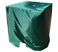 Copertina di botte di pioggia, 2 pezzi Copertura da tote IBC, serbatoio d'acqua anti-poltini impermeabile per la botte di acqua piovana a barre di piovana, 47.2x31.5x39, 4 pollici, protettivo co