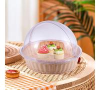 Copertina di copertura per torta trasparente che serve copertura a cupola