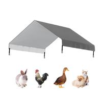 Copertina di pollaio impermeabile - 145x110 cm Tarp di pollame, protezione per tonalità del sole UV | Coperchio di tetto della casa da gallina all'aperto, tettoia di pollo a prova di pioggia traspiran