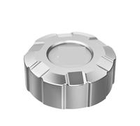 Copertina di tappo del serbatoio del fluido freno per l'avventura R1250GSA R1250GS 2019-2023 compatibile con una tazza di olio freno posteriore per moto(Argento)