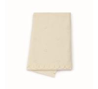 COPERTINA IN PILE RICAMATA BEIGE FOPPAPEDRETTI