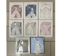 Copertina In Pile Ricamata Con Fiocco Per Culla Per Lettino Nazareno Gabrielli