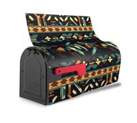 Copertina magnetica per cassetta postale impermeabile riutilizzabile con stampa di motivi nativi americani per una facile identificazione delle cassette postali