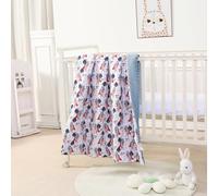 Copertina Neonato Invernale 100x135 - Coperta Pile Morbida Per Bambini In Cotone Oeko Tex - Coperta Culla Lettino 70x140 - Plaid, Pisolino, Scuola, Asilo Nido - Trapunta Leggera Lettino Con Sbarre