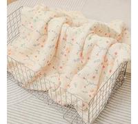 Copertina Neonato Invernale 75x100 - Coperta Pile Morbida Per Bambini In Cotone Mussola Oeko Tex - Coperta Culla Lettino 60x120 - Plaid, Scuola, Asilo Nido - Trapunta Leggera Lettino Con Sbarre