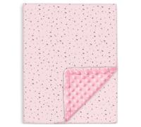 Copertina Neonato Invernale 75x100 - Coperta Pile Morbida Per Bambini In Cotone Oeko Tex - Coperta Culla Lettino 60x120 - Plaid, Pisolino, Scuola, Asilo Nido - Trapunta Leggera Lettino Con Sbarre