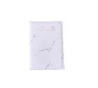 Copertina passaporto stampa a caldo semplice aereo donne uomini viaggio matrimonio passaporto copertine titolare moda regalo di nozze, Grigio-B., Taglia unica