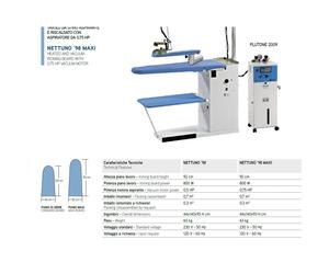 Copertina per asse da stiro Battistella 120x40 copertura con mollettone per Nettuno 98 blu