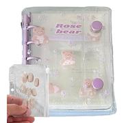 Copertina per diario M5, in PVC, trasparente, organizer per cancelleria, per adolescenti, ragazze, ragazzi, donne, casa, scuola, aula, ufficio, viaggi, viaggi su strada, all'aperto, compleanno