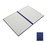 Copertina per Diploma Orizzontale Blu in Carta Rigida, Protezione | Certificati e Premi, Presentazione Elegante, Uso in Ufficio o Cerimonia di Laurea