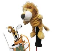 Copertina per driver da golf, divertente, in peluche, a tema zoo | Coperture protettive per conducenti Fairway Woods 1 Wood Clubs Uomini Donne Bambini Romanzo