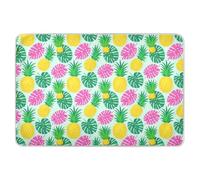 Copertina per fasciatoio estiva con foglie di palma e ananas, morbide, assorbenti, lavabili in lavatrice, per bambini, adulti, animali domestici, 132 x 86,4 cm (lunghezza x larghezza)