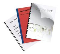 Copertina per rilegatura Q-Connect A4 250 µm trasparente conf. 100 pezzi - KF24011