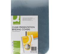 Copertina per rilegatura Q-Connect trasparente 150 µm A4 - conf. 100 pezzi - KF32120