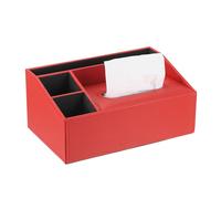 Copertina per Scatola di Fazzoletti con Base Magnetica (Rosso, 26x16x12 cm)
