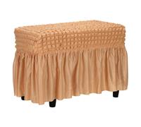 Copertina per sgabello a bolle con gonnellino per 60-100cm/24\"-39\" arancione