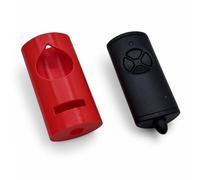 Copertina Protettiva per Telecomando Garage Hormann HSE4 868 BS - Custodia Resistente Anti-Caduta Compatibile con Telecomando per Porta Garage (Rosso)