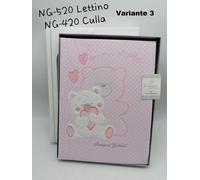 Copertina Ricamata Culla Lettino Nazareno Gabrielli In Puro Cotone 100%