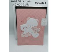 Copertina Ricamata Culla Lettino Nazareno Gabrielli In Puro Cotone 100%