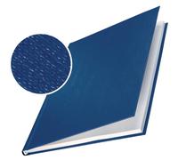Copertine Impressbind - rigide - 3,5 mm - finitura lino - blu - Leitz - scatola 10 pezzi