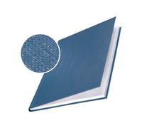 Copertine Impressbind - rigide - 21 mm - finitura lino - blu - Leitz - scatola 10 pezzi