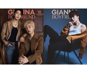 Copertina Super Junior-D&E Donghae Eunhyuk GIANNA BOYFRIEND #5 rivista Giappone