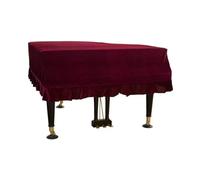 Copertina Tastiera Pianoforte 1 pezzo di copertura for pianoforte a colore solido, copertura mezzo pianoforte tridimensionale in velluto, copertura for polvere, copertura protettiva for pianoforte Pan
