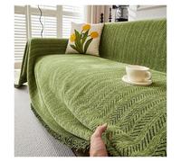 Copertina tessuta per divano Asciugamano for divano Coperta for aria condizionata morbida e confortevole Fodera decorativa Cuscino for universale for quattro stagioni(Green,180x180cm(70x70in))
