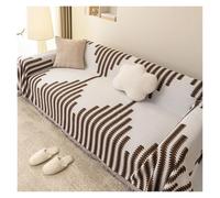 Copertina tessuta per divano Morbida coperta for divano, fodera for, asciugamano spesso for Iving Room, casa, picnic, campeggio(Brown,180x200cm 1pcs)