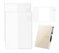 Copertina trasparente A5, adatta per Hobonichi Techo Cousin 2026 A5, compatibile con Midori, protezione per notebook Stalogy (confezione da 2)