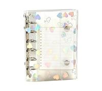 Copertina trasparente per binder raccoglitore | Trasparente Ricaricabile Universale In PVC | copertina da diario e scrapbook,Per Il Diario Di Viaggio, Il Pendolarismo, I Viaggi D'Affari E L'Ufficio