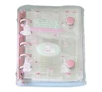 Copertina Trasparente Per Diario - Custodia Per Carte In PVC M5 | Raccoglitore A Doppio Bottone Materiale Scolastico Per Ragazze Adolescenti Ragazzi Donne Aula Ufficio Viaggio Viaggio Vacanze