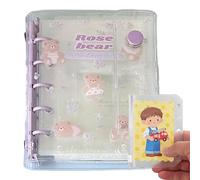Copertina Trasparente Per Diario - Custodia Per Carte In PVC M5 | Raccoglitore A Doppio Bottone Materiale Scolastico Per Ragazze Adolescenti Ragazzi Donne Aula Ufficio Viaggio Viaggio Vacanze