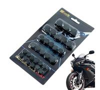 Copertine a vite per la testa della moto, coperchio del dado per moto, 5 colori per moto, viti per moto, 30 pezzi/regolazione per motocicli di moto rust