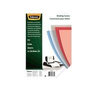 Copertine Clear - A4 - 240 micron - PVC - neutro trasparente - Fellowes - scatol