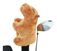 Copertine da golf a forma di animali, coperte da club di golf Capybara, copri chef divertente del conducente Capybara, copricapo per gli amanti dei golfisti per una protezione su