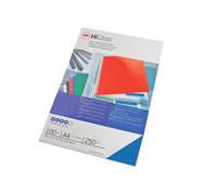Copertine HiGloss per rilegatura - A4 - cartoncino lucido - blu - 250 gr - GBC -