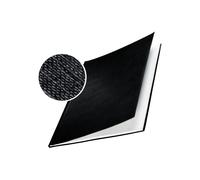 Copertine Impressbind - rigide - 14 mm - finitura lino - nero - Leitz - scatola 10 pezzi