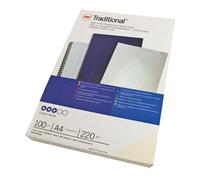 Copertine in Cartoncino per Rilegatura GBC - A4 Liscia - CE080070 (Bianco Conf.