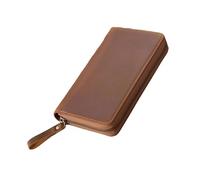 Copertine in pelle per notebook con fessura elastica per penna per quaderni tascabili da 7,28 x 3,54 pollici con cerniere